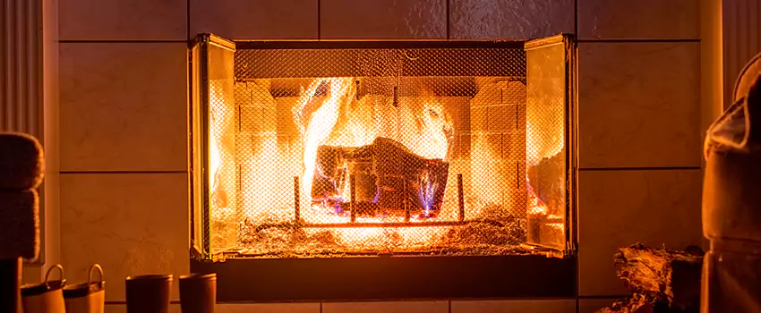 Mendota Hearth Landscape Fireplace Installation in Lomita, California