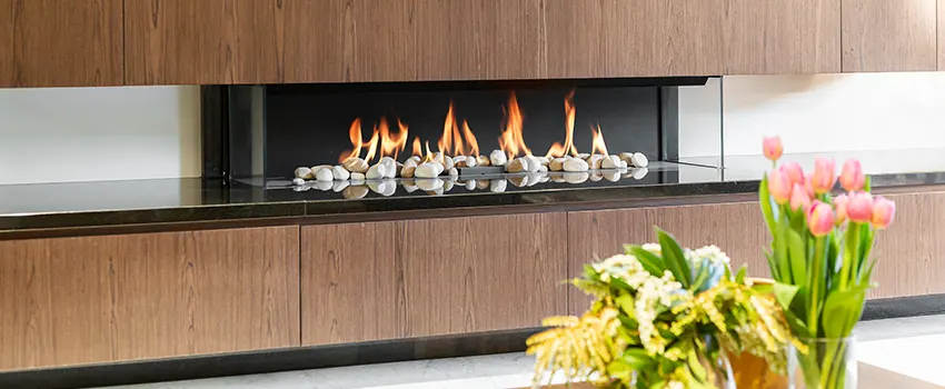 Double-height Fireplace Design Refurbishment in Lomita, California