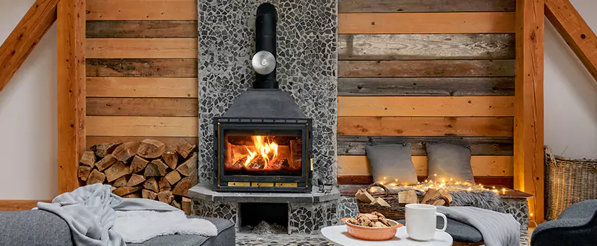 Thelin Hearth Products Direct Vent Gas Stove Fireplace Inspection in Lomita, California